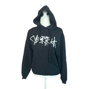 Tesla Cybertruck Black Hoodie with Graphic Design